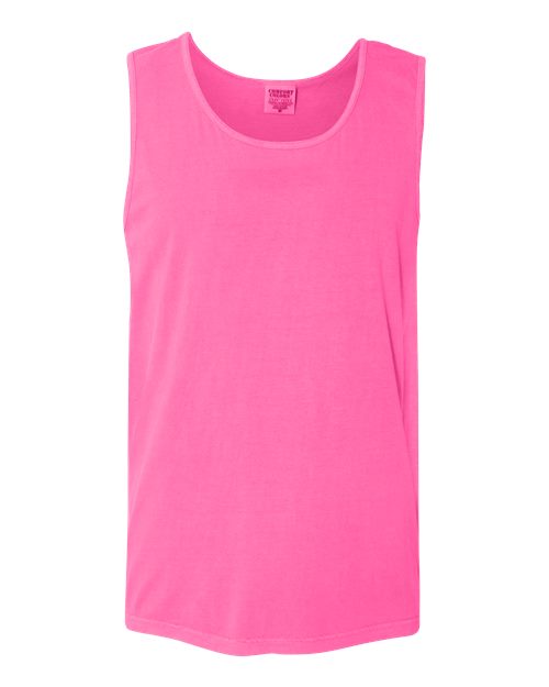 Load image into Gallery viewer, Unisex Garment-Dyed Heavyweight Tank Top - Neon Pink