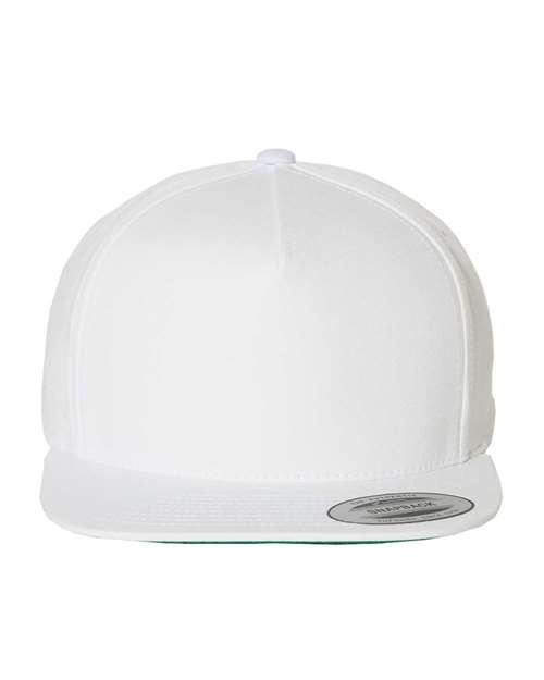 Load image into Gallery viewer, YP Classics 6007 Five-Panel Cotton Twill Snapback Cap - White
