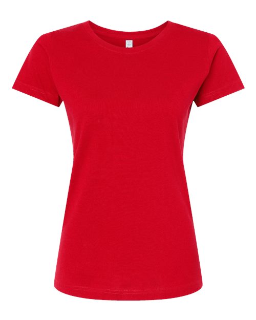 Load image into Gallery viewer, LAT 3516 Women's Fine Jersey Tee - Red