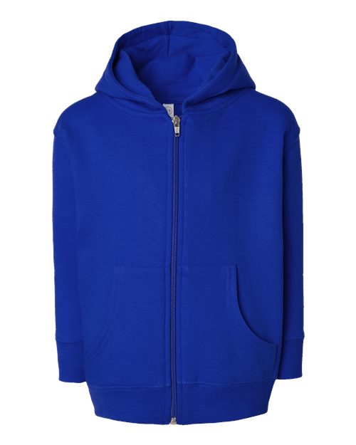Load image into Gallery viewer, Toddler Full-Zip Fleece Hoodie Sweatshirt - Royal