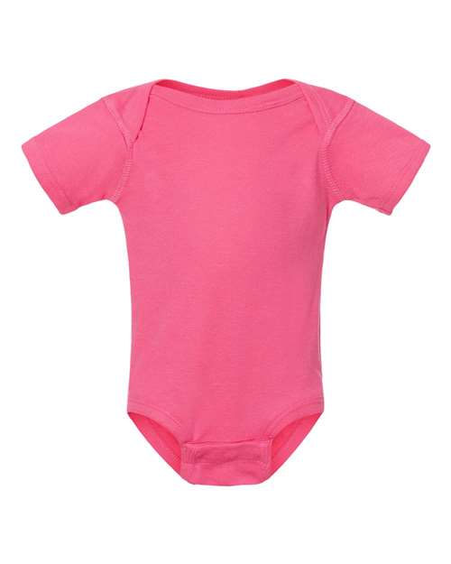 Load image into Gallery viewer, Infant Baby Rib Bodysuit - Hot Pink