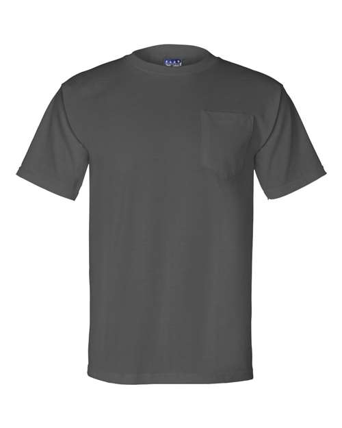 Load image into Gallery viewer, Unisex Union-Made Pocket T-Shirt - Charcoal
