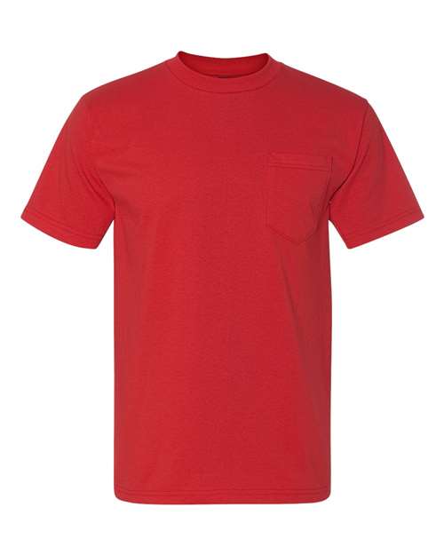 Load image into Gallery viewer, Unisex Union-Made Pocket T-Shirt - Red