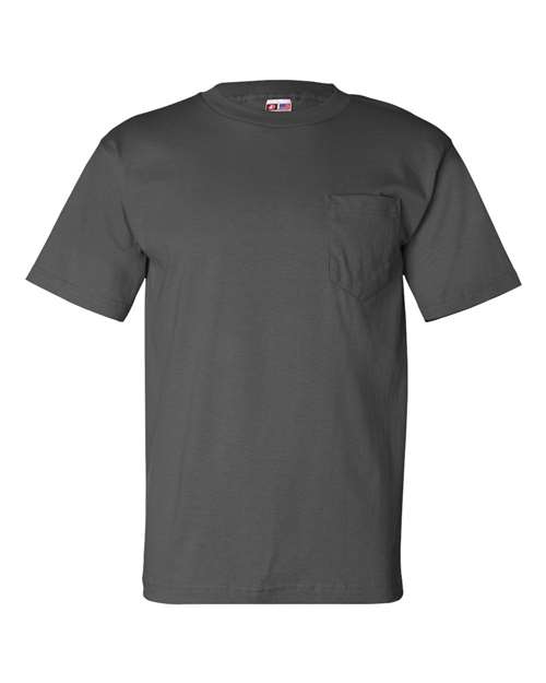Load image into Gallery viewer, Unisex USA-Made Pocket T-Shirt - Charcoal