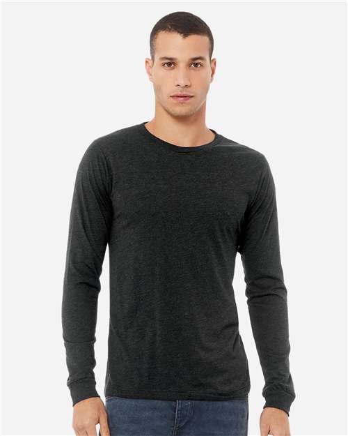 Load image into Gallery viewer, Unisex Triblend Long Sleeve Tee — product photo 5