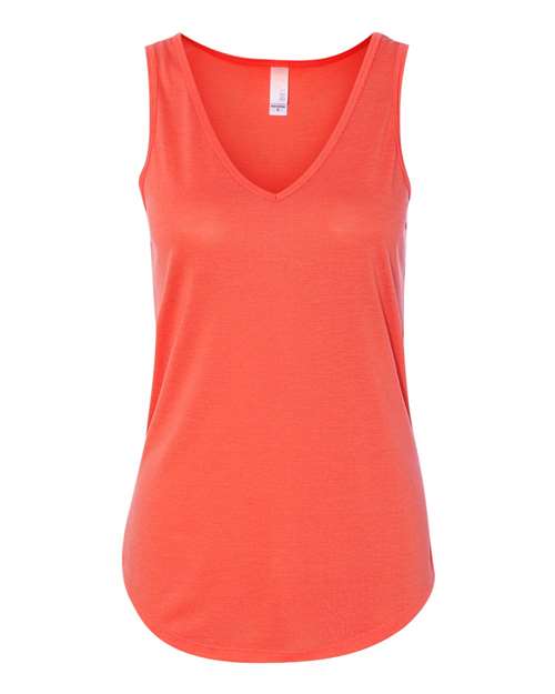 Load image into Gallery viewer, Women's Flowy V-Neck Tank — product photo 4