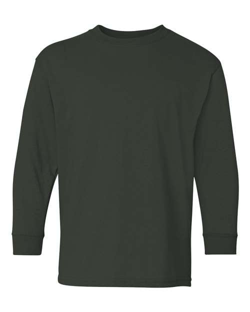 Load image into Gallery viewer, Youth Heavy Cotton™ Long Sleeve T-Shirt — product photo 3