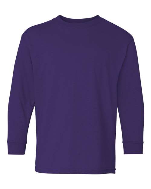 Load image into Gallery viewer, Youth Heavy Cotton™ Long Sleeve T-Shirt — product photo 7