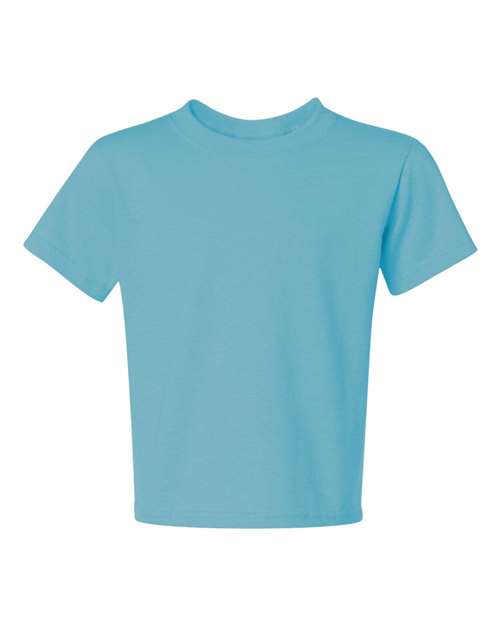 Load image into Gallery viewer, Youth Dri-Power® 50/50 T-Shirt - Aquatic Blue