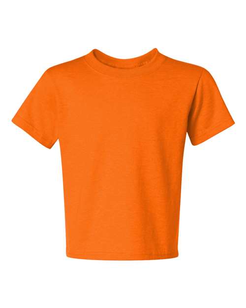 Load image into Gallery viewer, Youth Dri-Power® 50/50 T-Shirt - Safety Orange