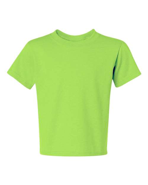 Load image into Gallery viewer, Youth Dri-Power® 50/50 T-Shirt - Neon Green