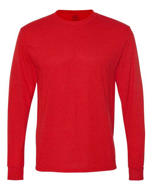 Load image into Gallery viewer, Unisex Dri-Power® Performance Long Sleeve T-Shirt - True Red