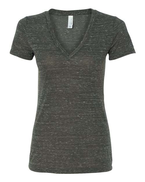 Load image into Gallery viewer, Women’s Jersey Deep V-Neck Tee — product photo 4