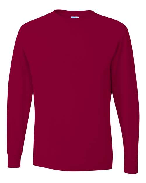 Load image into Gallery viewer, Unisex Dri-Power® Long Sleeve 50/50 T-Shirt - Cardinal