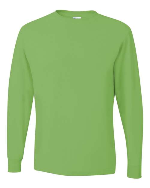 Load image into Gallery viewer, Unisex Dri-Power® Long Sleeve 50/50 T-Shirt - Kiwi