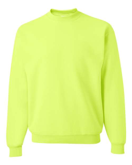 Load image into Gallery viewer, Unisex Super Sweats NuBlend® Crewneck Sweatshirt - Safety Green