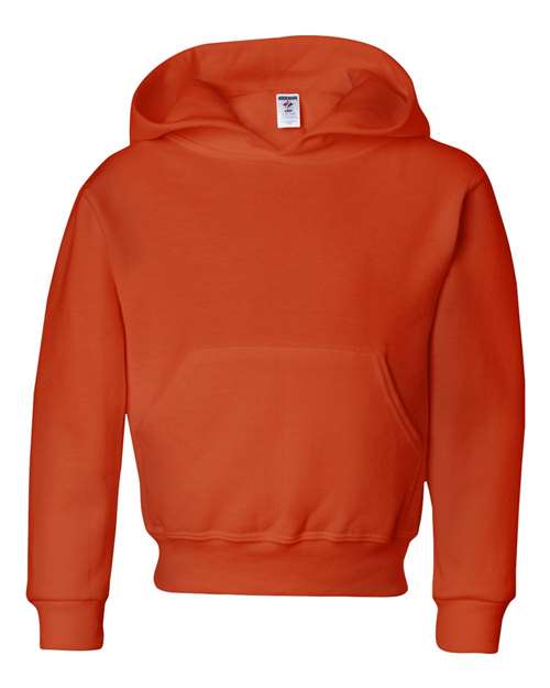 Load image into Gallery viewer, Youth NuBlend® Hooded Sweatshirt - Burnt Orange