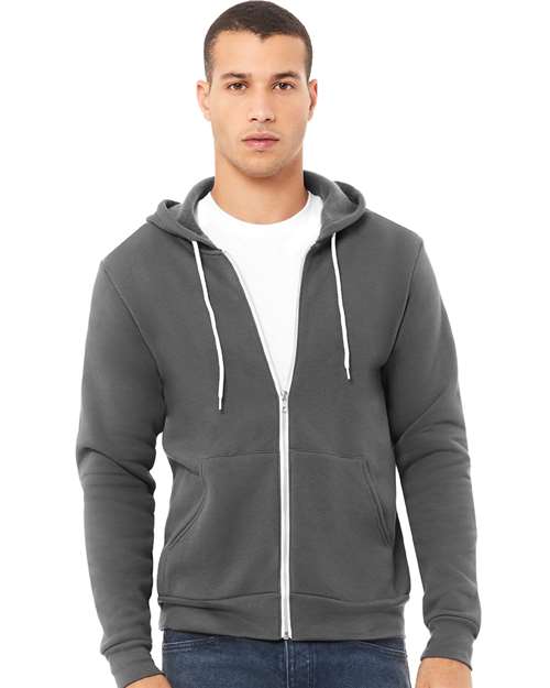 Load image into Gallery viewer, Unisex Sponge Fleece Full-Zip Hoodie Sweatshirt — product photo 2