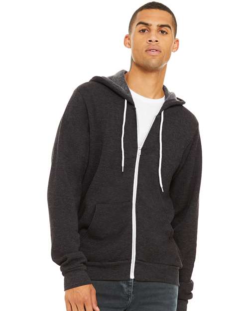 Load image into Gallery viewer, Unisex Sponge Fleece Full-Zip Hoodie Sweatshirt — product photo 10