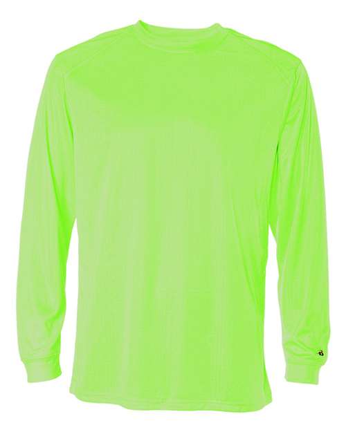 Load image into Gallery viewer, Badger 4104 Unisex B-Core Long Sleeve T-Shirt - Lime