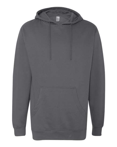 Load image into Gallery viewer, Unisex Midweight Hooded Sweatshirt - Charcoal