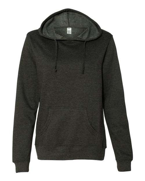 Load image into Gallery viewer, Women's Junior Fit Heavenly Fleece Lightweight Hooded Sweatshirt - Charcoal Heather