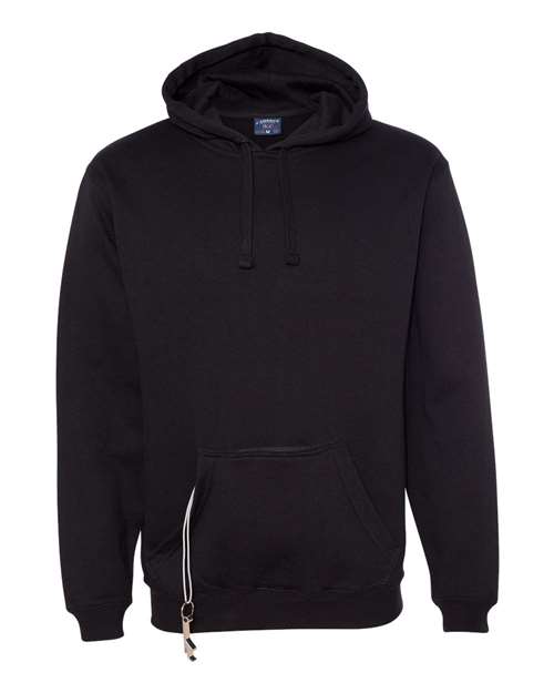 Load image into Gallery viewer, J. America 8815 Men's Tailgate Hooded Sweatshirt - Black
