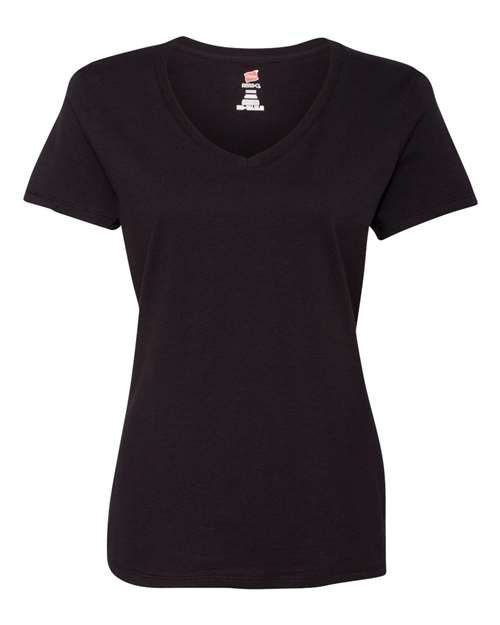 Load image into Gallery viewer, Women's Perfect-T V-Neck T-Shirt - Black