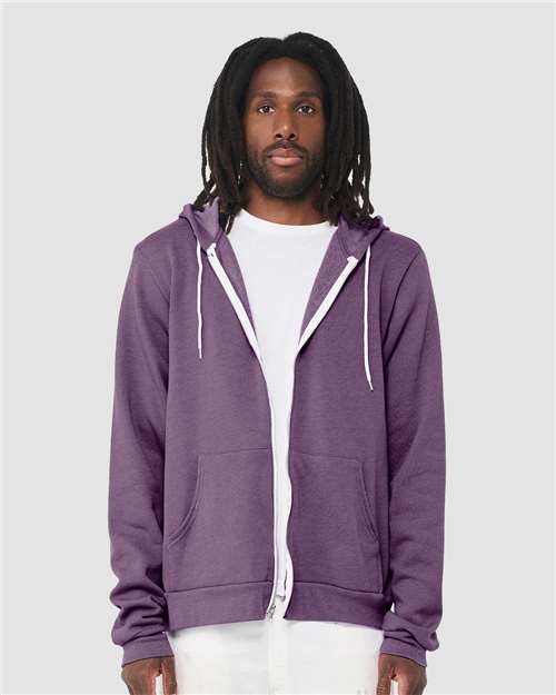 Load image into Gallery viewer, Unisex Sponge Fleece Full-Zip Hoodie Sweatshirt — product photo 29