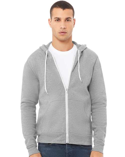 Load image into Gallery viewer, Unisex Sponge Fleece Full-Zip Hoodie Sweatshirt — product photo 3