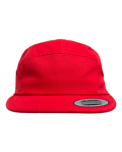 Load image into Gallery viewer, YP Classics 7005 Classic Jockey Flat Bill Cap - Red