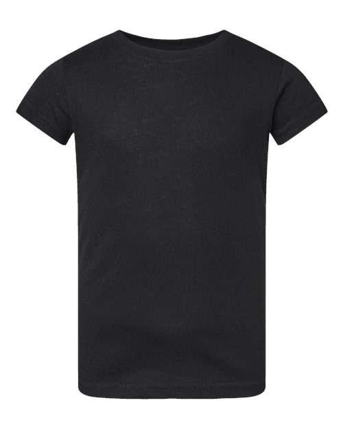 Load image into Gallery viewer, Toddler Girls Fine Jersey Tee - Black