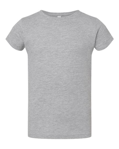 Load image into Gallery viewer, Toddler Girls Fine Jersey Tee - Heather