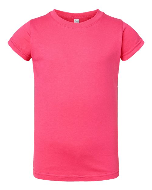 Load image into Gallery viewer, Toddler Girls Fine Jersey Tee - Hot Pink
