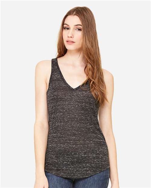 Load image into Gallery viewer, Women's Flowy V-Neck Tank — product photo 2