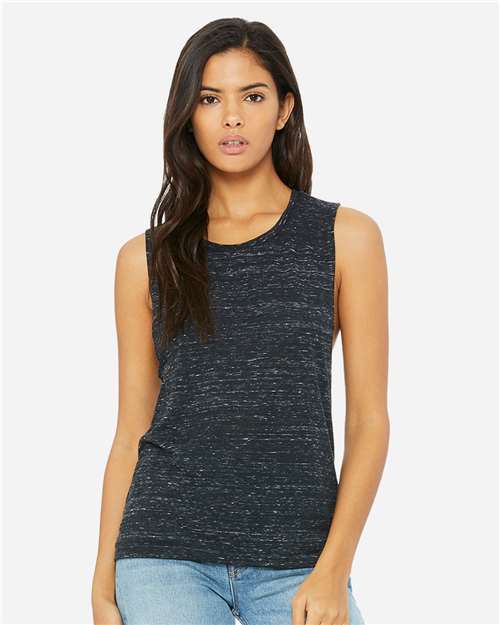 Load image into Gallery viewer, Women's Flowy Scoop Muscle Tank — product photo 5