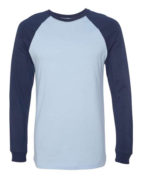 Load image into Gallery viewer, Men's Long Sleeve Jersey Baseball Tee — product photo 1
