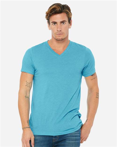 Load image into Gallery viewer, Unisex Triblend V-Neck Tee — product photo 1