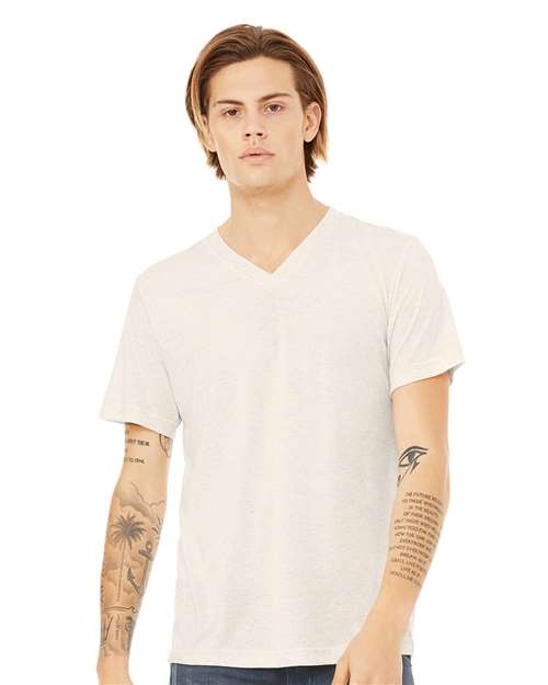 Load image into Gallery viewer, Unisex Triblend V-Neck Tee — product photo 17