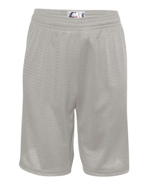 Load image into Gallery viewer, C2 Sport 5209 Youth Mesh Shorts - Silver