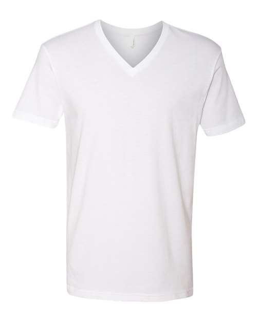 Load image into Gallery viewer, Unisex Cotton V-Neck T-Shirt - White