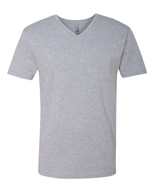 Load image into Gallery viewer, Unisex Cotton V-Neck T-Shirt - Heather Grey