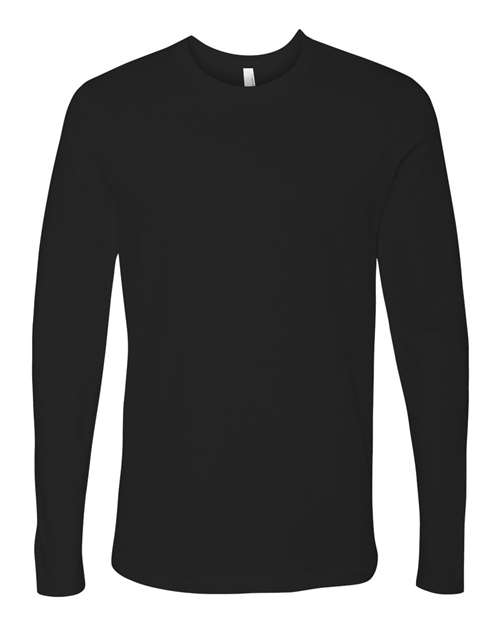 Load image into Gallery viewer, Unisex Cotton Long Sleeve T-Shirt - Black