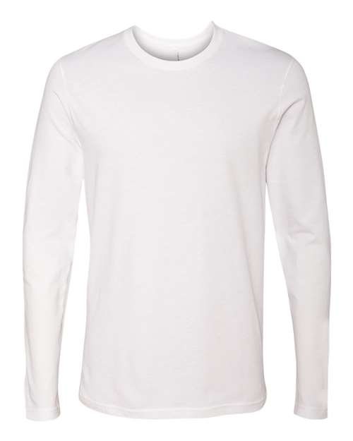 Load image into Gallery viewer, Unisex Cotton Long Sleeve T-Shirt - White