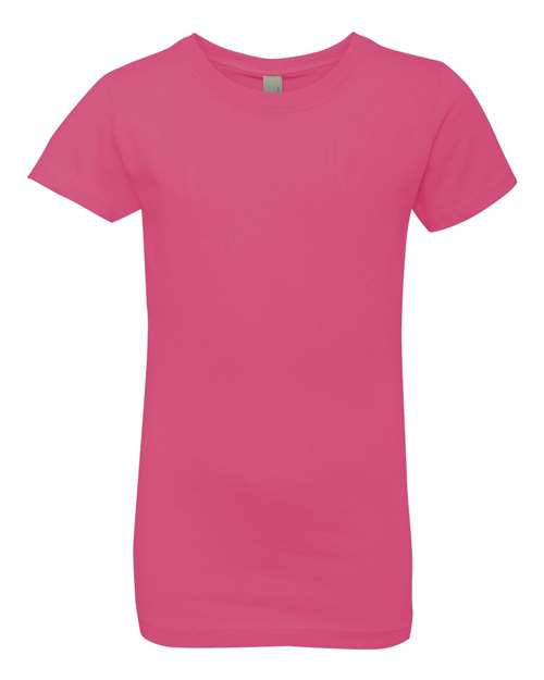 Load image into Gallery viewer, Girls’ Cotton Princess T-Shirt - Hot Pink