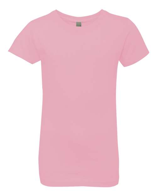 Load image into Gallery viewer, Girls’ Cotton Princess T-Shirt - Light Pink