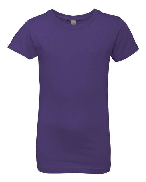 Load image into Gallery viewer, Girls’ Cotton Princess T-Shirt - Purple Rush