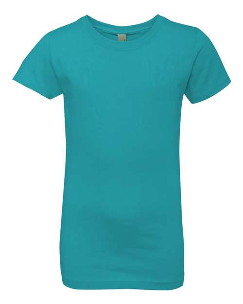 Load image into Gallery viewer, Girls’ Cotton Princess T-Shirt - Tahiti Blue
