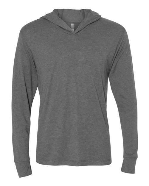 Load image into Gallery viewer, Unisex Triblend Hooded Long Sleeve Pullover T-Shirt - Premium Heather
