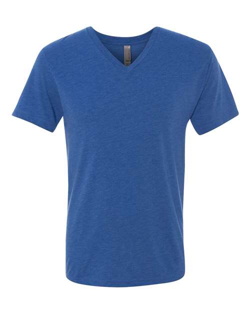 Load image into Gallery viewer, Men's Triblend V-Neck T-Shirt - Vintage Royal